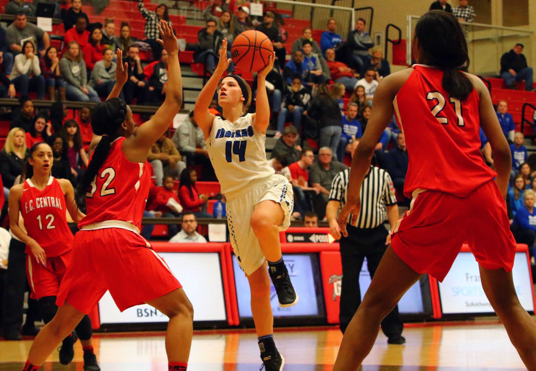 Gallery: Girls Basketball Sectional Finals - E.C. Central vs. Lake Central